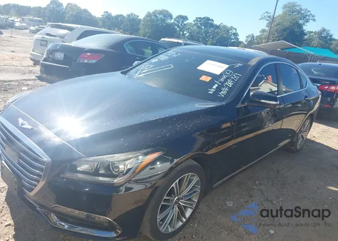 2018 Genesis G80 3.8 z USA, uszkodzony, nr VIN KMHGN4JEXJU284289